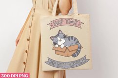 Nap Time Do Not Disturb PNG, Funny Animals Sublimation PNG Product Image 3