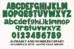 Christmas Alphabet png clipart, christmas letters doodle Product Image 3