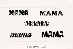 Floral Mom SVG Bundle, Mama Flower Text Cut Files Product Image 3