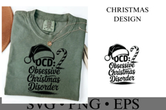 Obsessive Christmas Disorder Svg | Christmas svg | Shirt Svg Product Image 1