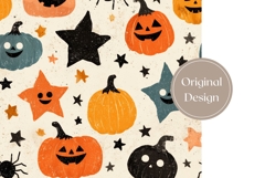 Cartoon Halloween Stars Tumbler, Halloween Tumbler Design Product Image 3