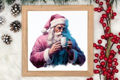 Christmas Purple Santa Claus Sublimation, Christmas PNG Product Image 3