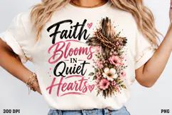 Held Together by Gentle Grace Shirt PNG, Colorful Christian Product Image 3