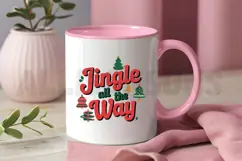 Jingle all the way Sublimation PNG ,Christmas PNG Product Image 3