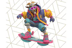 Forgotten 80s Cartoon Clipart PNG, Retro Animal Heroes Product Image 3