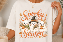 Cute Halloween Ghost Sublimation Design SVG Product Image 1