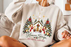 4 Christian Christmas Church Shirt PNG, 4 Gingerbread Church Product Image 3
