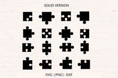Puzzle Pieces SVG Bundle 16 Designs Product Image 3