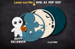 Halloween Mummy SVG laser cut files for Glowforge Product Image 3