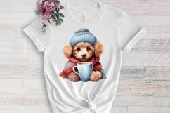 Christmas Animals Coffee Sublimation Clipart, Christmas PNG Product Image 3