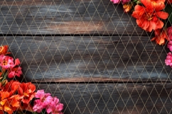 Floral Background Flat Lay, Wooden Background Designs Product Image 3