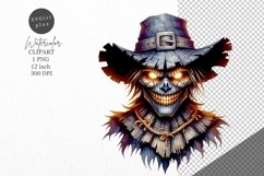 Halloween clipart, Scarecrow clipart, Autumn clipart Product Image 1