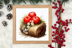 Christmas Farm Animals Clipart, Christmas PNG Product Image 3