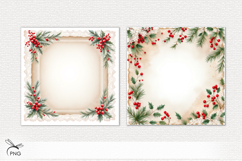 Christmas digital paper, background clipart Product Image 3