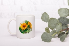 Sunflowers Illustration, Nature PNG, Art Sunflowers PNG Product Image 3