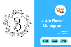Little Flower Monogram Product Image 1