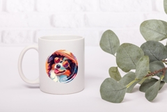 Mountain Dog Illustration, Cartoon Mountain Dog Sublimation Product Image 3