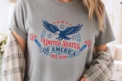 United States Of America Est. 1776 Svg, USA Eagle Svg. Product Image 4