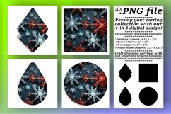 Festive Snowflake Extravaganza: Sublimation Creations Product Image 1