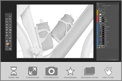 Water Bottles on the Bike Mockup Product Image 3
