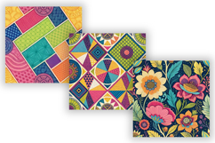 Dopamine Decor Digital Paper Pack, Seamless Maximalist Product Image 3
