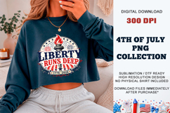 Liberty Runs Deep 1776 PNG | America 250 DTF Product Image 3