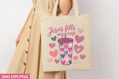 Jesus fills my cup PNG ,God Is Love Clipart PNG Product Image 3