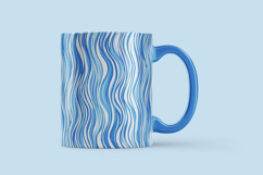 Medium Blue Waves Digital Paper Product Image 3