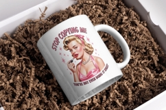 Sarcastic Pinup Girl PNG Bundle 13 Retro Product Image 3