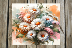Watercolor Flowers | 8 gentle tumbler Sublimation designs Product Image 3