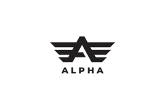 Alpha Letter A Logo Design Vector Product Image 3