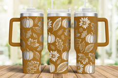 40oz Tumbler laser svg| Fall wrap| Autumn design Product Image 3
