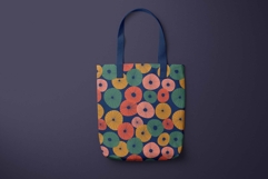 Abstract Retro Circles Pattern Product Image 3