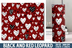 Valentine Red and Black Tumbler Wrap Bundle Product Image 4