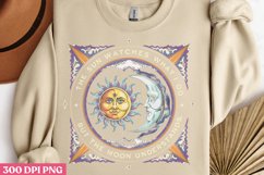 The sun watches what i do PNG, Sun and Moon Sublimation PNG Product Image 3
