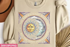 The sun watches what i do PNG, Sun and Moon Sublimation PNG Product Image 3