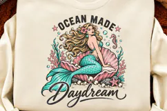 Just a Little Bit Salty Mermaid PNG, Salty Mermaid Beach Lov Product Image 3