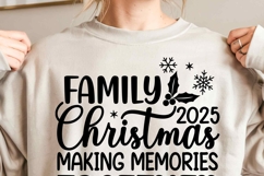 Funny Christmas Family 2025 SVG | Xmas Family Matching Shirt Product Image 4