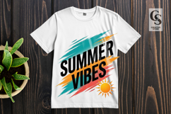 Summer Vibes Tropical Beach Clipart PNG Product Image 3