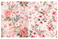 Shabby Chic, Flowers, Papers, Junk Journal Product Image 3