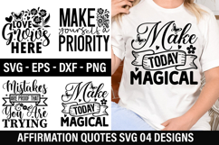 Affirmation Quotes SVG Design - Mistakes Are Proof That You Product Image 1
