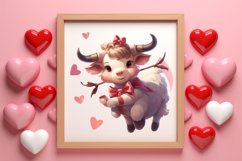 Adorable Animals Cupid Valentine Clipart sublimation Product Image 3