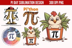 Pi Day Sublimation PNG Product Image 1