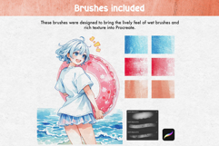 100 Anime Soft Style Brushes Procreate Product Image 3