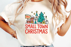 Small Town Christmas Sublimation, Christmas Png Product Image 3