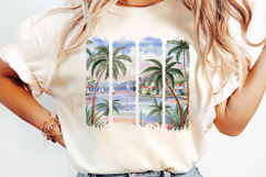 Summer Vibes Sublimation, Tropical Beach Png Product Image 2