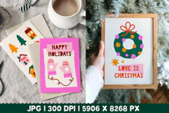Hand Drawn Cute Christmas Holiday Prints Product Image 4