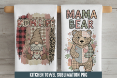Mama bear - Kitchen Towel Sublimation, Kitchen Towel Product Image 1
