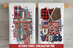 USA Vibes - Kitchen Towel Sublimation, Kitchen Towel Product Image 1