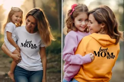 Best mom ever svg, best mom png, boy mama svg Product Image 3
